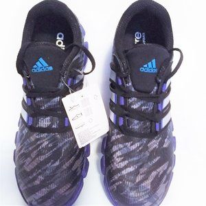NWT Adidas Athletic shoe Adipure Crazy Fast Women 10 Running Black Aqua Purple